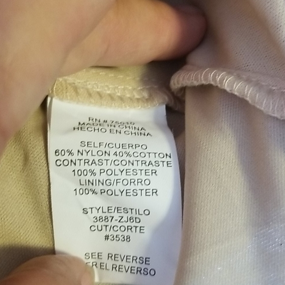 Jodi Kristopher dress navy blue lace overlay nwt - Picture 9 of 10